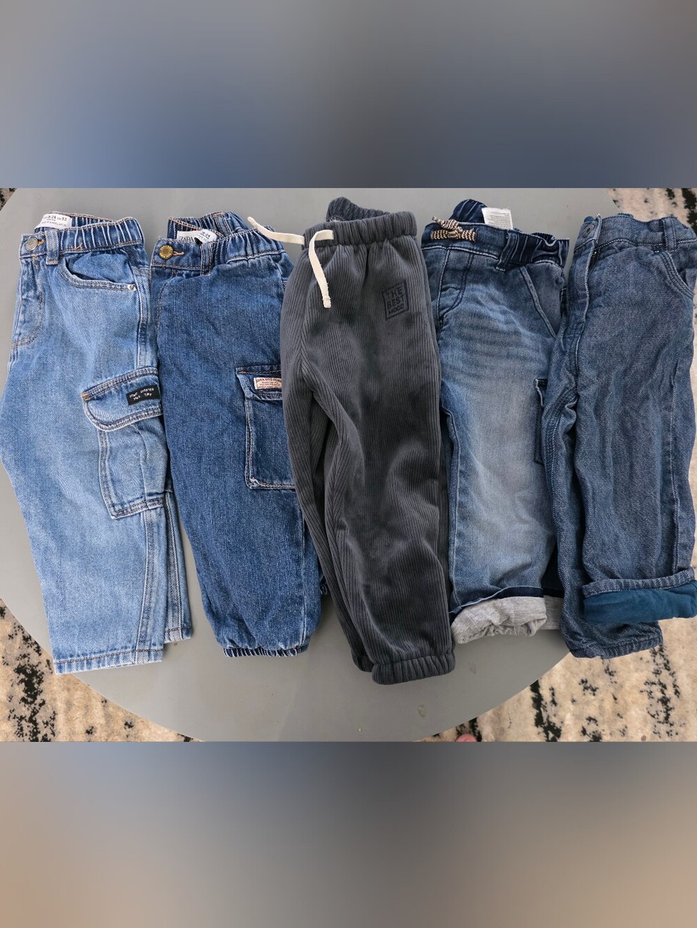 Lot Pantalons Jeans 18-24mois ZARA-H&M-MEXX A L'état Neuf
